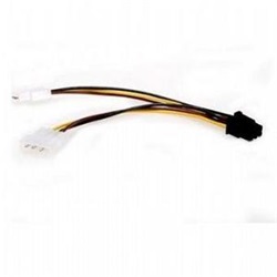 Gembird videókártya tápkábel 6-PIN (CC-PSU-6)