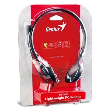 GENIUS HS-200C MIKROFONOS FEJHALLGATÓ