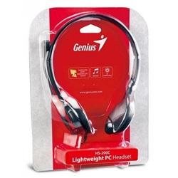 GENIUS HS-200C MIKROFONOS FEJHALLGATÓ