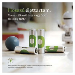 GP ReCyko NiMH Akkumulátor HR6 (AA) 2100mAh 4db (ár/csom)