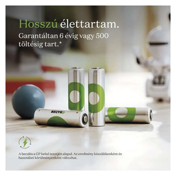GP ReCyko NiMH Akkumulátor HR6 (AA) 2100mAh 4db (ár/csom)