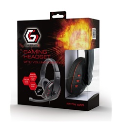 Gembird GHS-402 gamer fejhallgató fekete