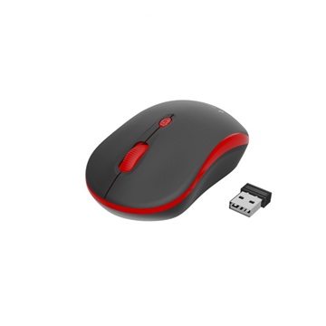 Gembird MUSW-4B-03-R Wireless optikai egér fekete/piros