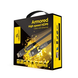 Gembird aktív optikai (AOC) HDMI kábel (apa-apa) 10 m (v2.0, 4k 60Hz) (CCAP-HDMIDD-AOC-10M)