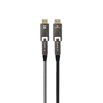 Gembird aktív optikai (AOC) HDMI kábel (apa-apa) 10 m (v2.0, 4k 60Hz) (CCAP-HDMIDD-AOC-10M)