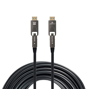 Gembird aktív optikai (AOC) HDMI kábel (apa-apa) 20 m (v2.0, 4k 60Hz) (CCAP-HDMIDD-AOC-20M)