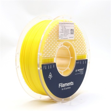 Gembird filament High Speed ABS yellow, 1,75 MM, 1 KG