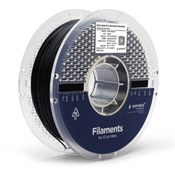 Gembird filament PLA extra flexible  black, 1,75 MM, 1 KG