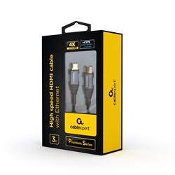 Gembird kábel Hdmi (APA-APA) 7,5 m "Premium Series" (v2.0, 4k 60Hz) (CCBP-HDMI-7.5M)