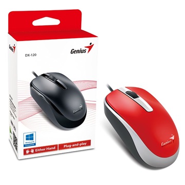 Genius egér DX-120 piros USB