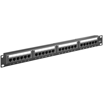 Goobay 19" patch panel 24port 1U CAT6