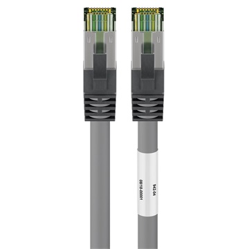Goobay CAT 8 S/FTP patch kábel, 0,5 m, szürke