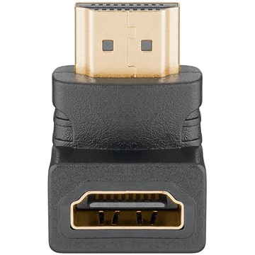 Goobay HDMI (anya) - HDMI (apa) adapter 270°-ban hajlított (8K 60Hz), fekete