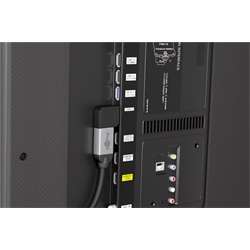 Goobay HDMI (anya) - HDMI (apa) adapter 270°-ban hajlított, horizontális (8K 60Hz), fekete