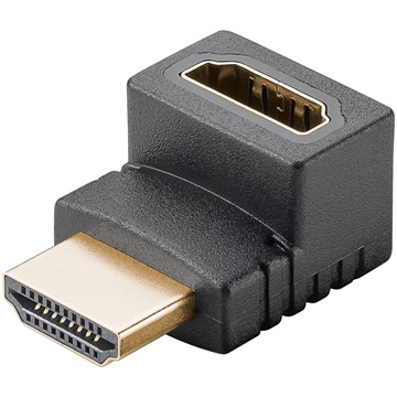 Goobay HDMI (anya) - HDMI (apa) adapter 90°-ban hajlított (8K 60Hz), fekete