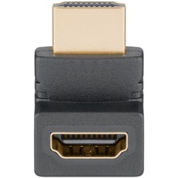 Goobay HDMI (anya) - HDMI (apa) adapter 90°-ban hajlított (8K 60Hz), fekete