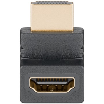 Goobay HDMI (anya) - HDMI (apa) adapter 90°-ban hajlított (8K 60Hz), fekete