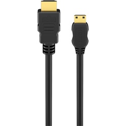 Goobay HDMI (apa) - mini HDMI (apa) kábel, 1 m (8k 60 Hz)