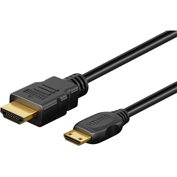 Goobay HDMI (apa) - mini HDMI (apa) kábel, 2 m (8k 60 Hz)
