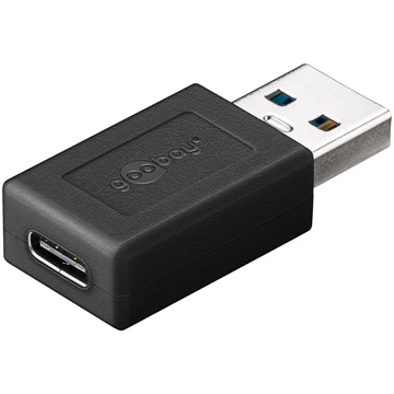 Goobay USB-A (apa) - USB-C (anya) adapter, fekete