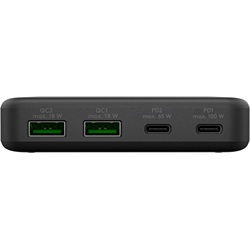 Goobay USB-C™ PD GaN többportos asztali töltő (100 W), fekete