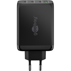 Goobay USB-C™ PD GaN többportos gyorstöltő (100 W), fekete