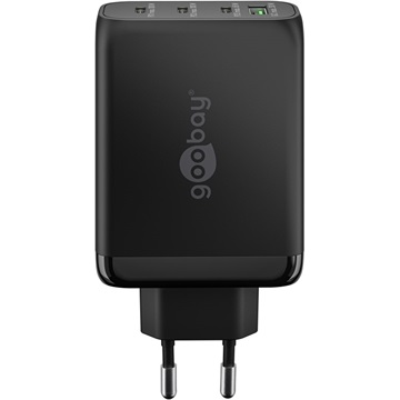 Goobay USB-C™ PD GaN többportos gyorstöltő (100 W), fekete