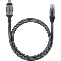 Goobay USB-C (apa) - RJ45 Ethernet (apa) kábel, 1,5 m