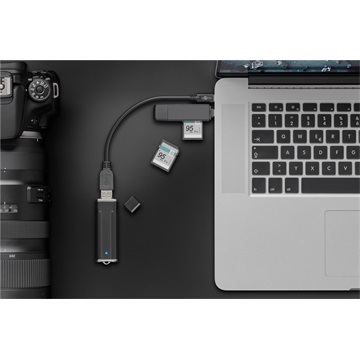 Goobay USB-C (apa) - USB 3.0 (anya) adapter, 20 cm, fekete