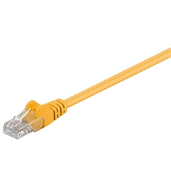 Goobay UTP CAT 5e patch kábel 2 m, sárga