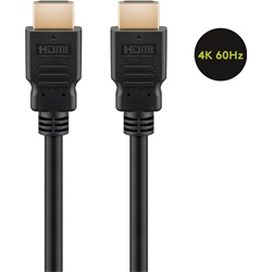 Goobay kábel HDMI (apa) - HDMI (apa) 3 m (v2.0, 4k 60Hz)