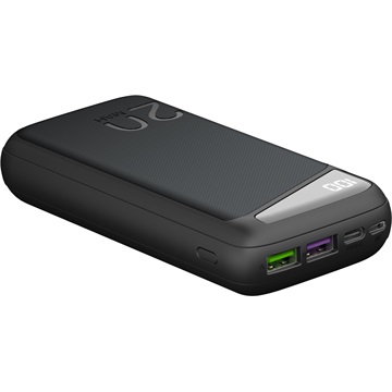 Goobay power bank 20000 mAh fekete (USB-C PD, USB-A QC 3.0)