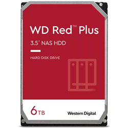 HDD belső WD Red Plus 3,5" 6TB/256MB SATAIII (WD60EFPX)