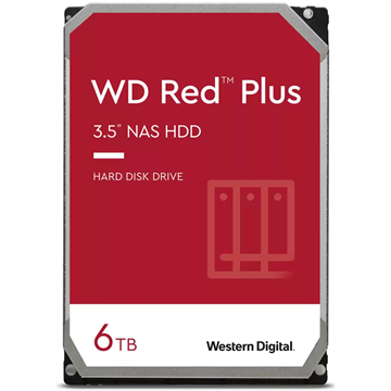 HDD belső WD Red Plus 3,5" 6TB/256MB SATAIII (WD60EFPX)