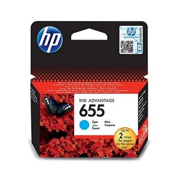 Hp tinta CZ110AE (655) cyan
