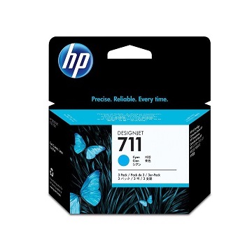 Hp tinta CZ134AE (711) cyan (3x29ml) (lejárt szavatosságú termék)
