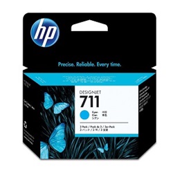 Hp tinta CZ134AE (711) cyan (3x29ml) (lejárt szavatosságú termék)
