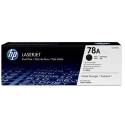 Hp toner CE278AD (78A) dupla black 2x2,1k