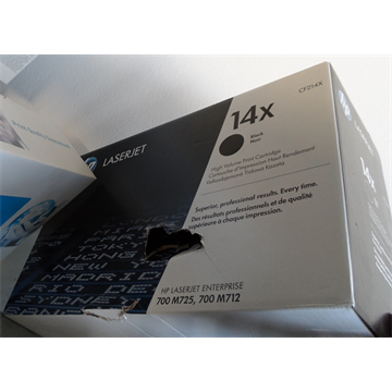 Hp toner CF214X (14X) black 17,5k (sérült csomagolás)