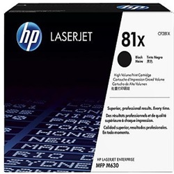 Hp toner CF281X (81X)  black 25k