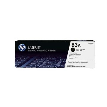 Hp toner CF283AD dupla black 2x1,5k