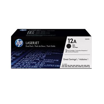 Hp toner Q2612AD (12A) dupla black 2x2k