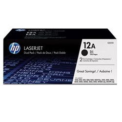 Hp toner Q2612AD (12A) dupla black 2x2k