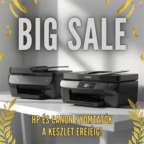 HP és Canon nyomtatók fergeteges áron!