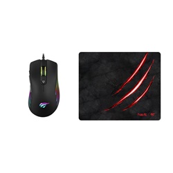 Havit GAMENOTE MS1007CM2 az 1-ben gamer egér + egérpad