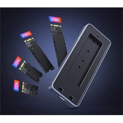 Ház Ugreen CM777 SSD, NVMe/SATA, 20 Gbps, USB-C