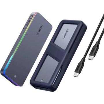 Ház Ugreen CM777 SSD, NVMe/SATA, 20 Gbps, USB-C