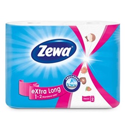 Háztartási kéztörlő tekercses 2 rétegű 2 tekercses 70 lap Zewa Premium Extra Long