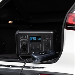 Hordozható erőmű, 600W, 461Wh, 3 USB port, 12V, LCD ( AK-PS-04 )