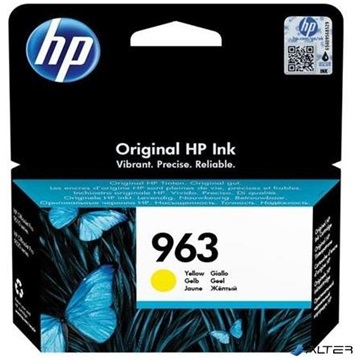 Hp tinta 3JA29AE (963XL) yellow 1,6K (lejárt szavatosságú)